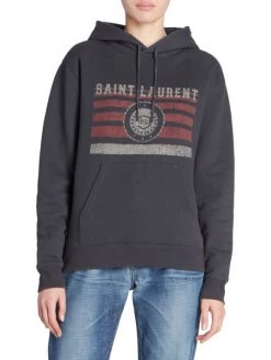 Saint Laurent Signature Look Hoodie -Saint Laurent Sales Store unnamed file 246