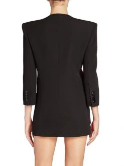 Saint Laurent Two-Tone Asymmetric Minidress 13 Saint Laurent Two-Tone Asymmetric Minidress -Saint Laurent Sales Store unnamed file 2461