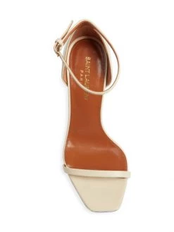 Saint Laurent Opyum Logo-Heel Leather Sandals -Saint Laurent Sales Store unnamed file 2476