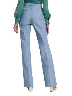 Saint Laurent High-Waisted Flared Jeans -Saint Laurent Sales Store unnamed file 2507