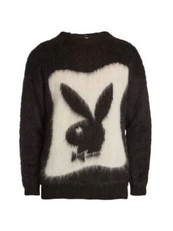 Saint Laurent Playboy Mohair Sweater For Men