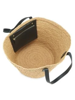 Saint Laurent Medium Panier Raffia Tote -Saint Laurent Sales Store unnamed file 2562