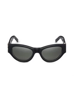 Saint Laurent Monogram 53MM Cat Eye Sunglasses