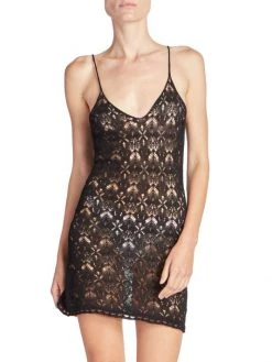 Saint Laurent Sheer Crochet Minidress -Saint Laurent Sales Store unnamed file 2579