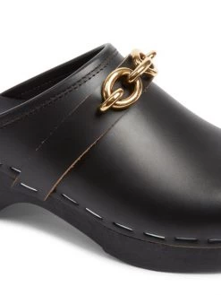 Saint Laurent Toff Embellished Leather Clogs 11 Saint Laurent Toff Embellished Leather Clogs -Saint Laurent Sales Store unnamed file 2596