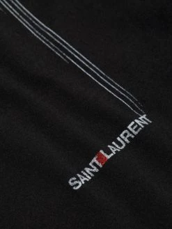 Saint Laurent Metallic Pattern & Micro Logo T-Shirt 13 Saint Laurent Metallic Pattern & Micro Logo T-Shirt -Saint Laurent Sales Store unnamed file 2607