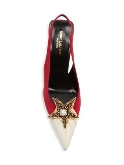 Saint Laurent Silk Slingback Pumps 12 Saint Laurent Silk Slingback Pumps -Saint Laurent Sales Store unnamed file 2612