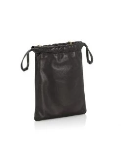 Saint Laurent Paris Leather Drawstring Pouch-On-Chain -Saint Laurent Sales Store unnamed file 2623