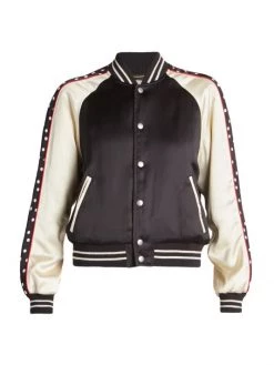 Saint Laurent Logo Bomber Jacket