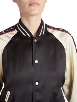 Saint Laurent Logo Bomber Jacket -Saint Laurent Sales Store unnamed file 2642