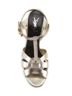 Saint Laurent Tribute Metallic Leather Sandals Argento 14 Saint Laurent Tribute Metallic Leather Sandals Argento -Saint Laurent Sales Store unnamed file 2665