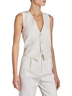 Saint Laurent Wool Flat Front Vest 11 Saint Laurent Wool Flat Front Vest -Saint Laurent Sales Store unnamed file 2672