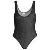 Saint Laurent Sheer Slub-Knit Bodysuit