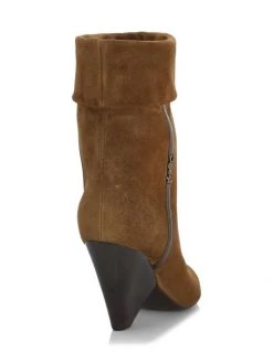 Saint Laurent Liz 85MM Suede Mid-Calf Boots -Saint Laurent Sales Store unnamed file 269