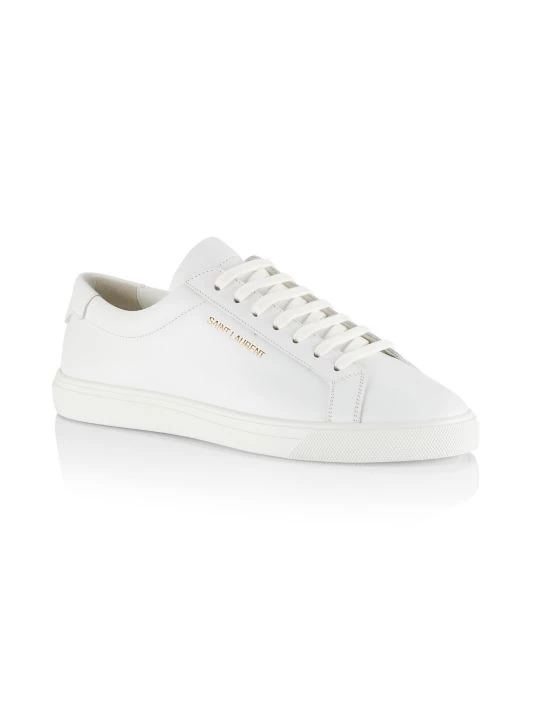 Saint Laurent Andy Logo Low-Top Sneakers 4 Saint Laurent Andy Logo Low-Top Sneakers - Image 2