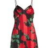 Saint Laurent Rose-Print Silk Cami Minidress -Saint Laurent Sales Store unnamed file 2725