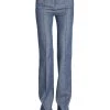 Saint Laurent High-Waisted Seamed Boot-Cut Jeans 2 Saint Laurent High-Waisted Seamed Boot-Cut Jeans -Saint Laurent Sales Store unnamed file 2733