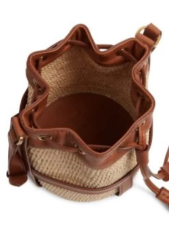 Saint Laurent Seau Raffia Bucket Bag -Saint Laurent Sales Store unnamed file 2747