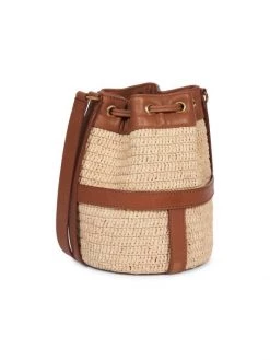 Saint Laurent Seau Raffia Bucket Bag -Saint Laurent Sales Store unnamed file 2749