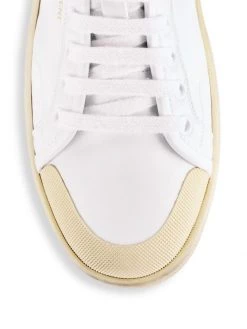 Saint Laurent Court Classic SL/39 Leather Mid-Top Sneakers -Saint Laurent Sales Store unnamed file 2762