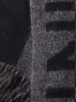 Saint Laurent Two-Tone Logo Scarf -Saint Laurent Sales Store unnamed file 277