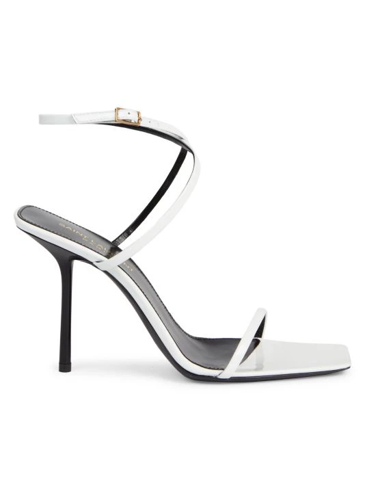 Saint Laurent Leather High-Heel Sandals 2 Saint Laurent Leather High-Heel Sandals
