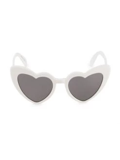 Saint Laurent Loulou 54MM Heart Sunglasses