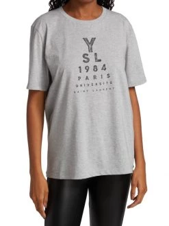 Saint Laurent Cotton Graphic T-Shirt 9 Saint Laurent Cotton Graphic T-Shirt -Saint Laurent Sales Store unnamed file 2810