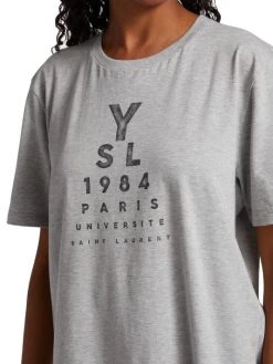 Saint Laurent Cotton Graphic T-Shirt 12 Saint Laurent Cotton Graphic T-Shirt -Saint Laurent Sales Store unnamed file 2813