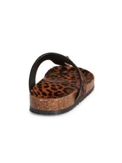 Saint Laurent Fabrice Leopard Calf Hair T-Strap Cork Sandals 10 Saint Laurent Fabrice Leopard Calf Hair T-Strap Cork Sandals -Saint Laurent Sales Store unnamed file 2827