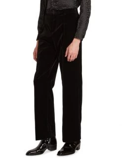Saint Laurent Plis Heri Pleated Pants For Men -Saint Laurent Sales Store unnamed file 2838