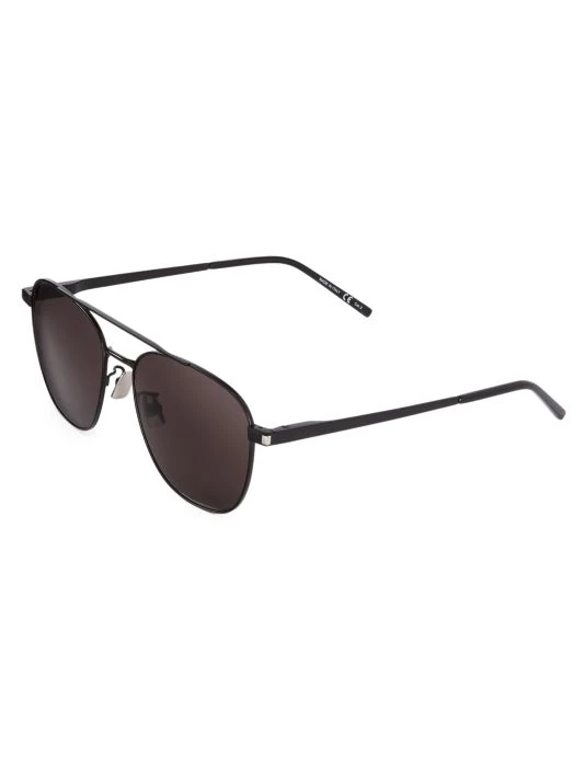 Saint Laurent Metal Corner Angle Sl 531-009 Metal Pilot Sunglasses For Men 4 Saint Laurent Metal Corner Angle Sl 531-009 Metal Pilot Sunglasses For Men - Image 2