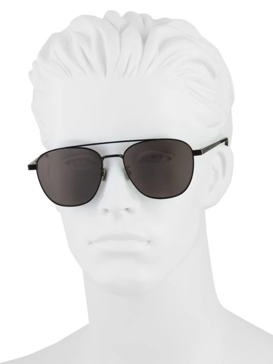 Saint Laurent Metal Corner Angle Sl 531-009 Metal Pilot Sunglasses For Men 6 Saint Laurent Metal Corner Angle Sl 531-009 Metal Pilot Sunglasses For Men - Image 4