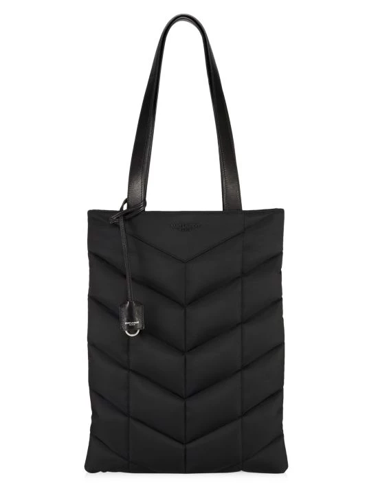 Saint Laurent Puffer Lambskin Tote For Men 3 Saint Laurent Puffer Lambskin Tote For Men