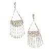 Saint Laurent Silvertone Strass Crystal Chandelier Earrings -Saint Laurent Sales Store unnamed file 2848