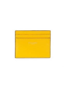 Saint Laurent Leather Logo Cardholder For Men Yellow -Saint Laurent Sales Store unnamed file 2875