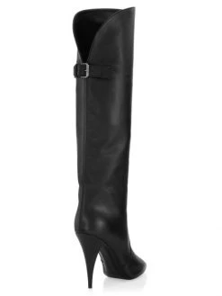Saint Laurent Harper Leather Knee-High Boots 9 Saint Laurent Harper Leather Knee-High Boots -Saint Laurent Sales Store unnamed file 2905