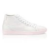 Saint Laurent SL/39 Leather Mid-Top Sneakers White Rose -Saint Laurent Sales Store unnamed file 2926