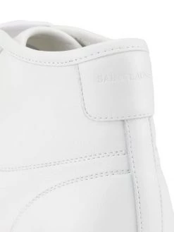 Saint Laurent SL/39 Leather Mid-Top Sneakers White Rose -Saint Laurent Sales Store unnamed file 2931