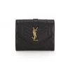 Saint Laurent Gaby Compact Quilted Leather Tri-Fold Wallet 1 Saint Laurent Gaby Compact Quilted Leather Tri-Fold Wallet -Saint Laurent Sales Store unnamed file 2956