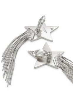 Saint Laurent Star & Chain Clip-On Drop Earrings -Saint Laurent Sales Store unnamed file 2961