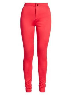 Saint Laurent Skinny Mid-Rise Pants Rouge -Saint Laurent Sales Store unnamed file 3008
