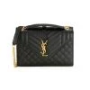 Saint Laurent Medium Envelope Monogram Matelassé Leather Shoulder Bag Fog -Saint Laurent Sales Store unnamed file 3026
