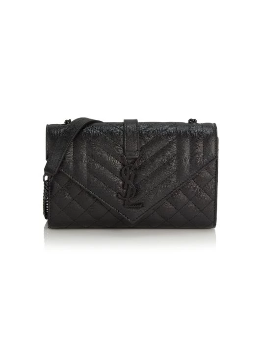 Saint Laurent Small Logo Mix Matelassé Leather Satchel 3 Saint Laurent Small Logo Mix Matelassé Leather Satchel