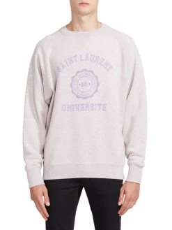 Saint Laurent Oversized Logo Sweatshirt For Men 10 Saint Laurent Oversized Logo Sweatshirt For Men -Saint Laurent Sales Store unnamed file 3052