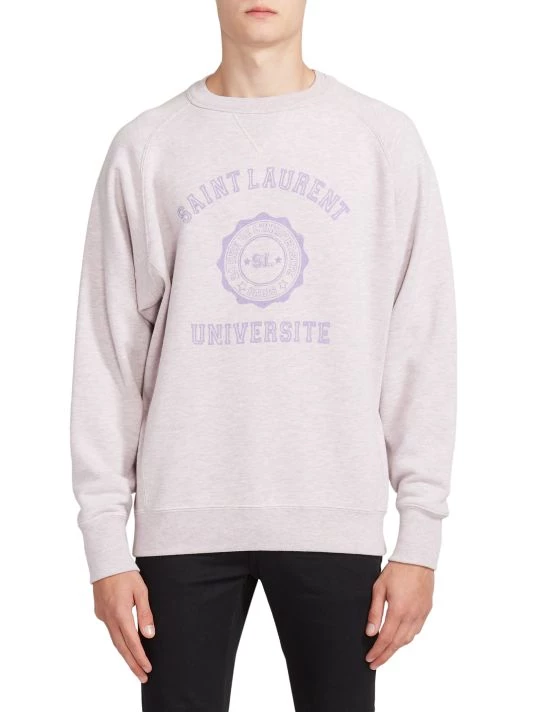 Saint Laurent Oversized Logo Sweatshirt For Men 5 Saint Laurent Oversized Logo Sweatshirt For Men - Image 3