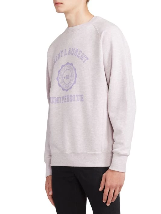 Saint Laurent Oversized Logo Sweatshirt For Men 6 Saint Laurent Oversized Logo Sweatshirt For Men - Image 4
