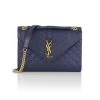Saint Laurent Envelope Monogram Matelassé Leather Shoulder Bag Medium Blue 1 Saint Laurent Envelope Monogram Matelassé Leather Shoulder Bag Medium Blue -Saint Laurent Sales Store unnamed file 3056