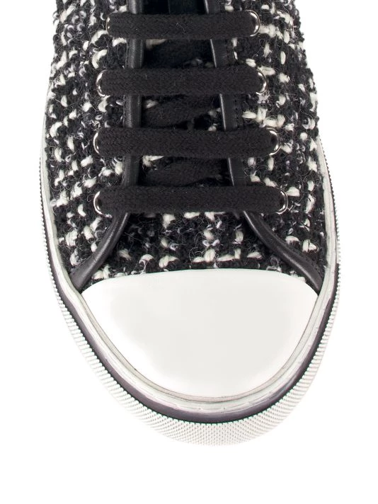 Saint Laurent Malibu Tweed Mid-Top Sneakers 6 Saint Laurent Malibu Tweed Mid-Top Sneakers - Image 4
