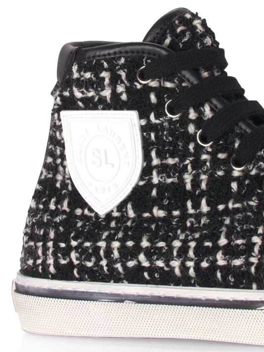Saint Laurent Malibu Tweed Mid-Top Sneakers 8 Saint Laurent Malibu Tweed Mid-Top Sneakers - Image 6